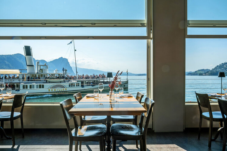 Herrlicher Ausblick aus dem «Hotel Terrasse am See» in Vitznau (©hotel-terrasse.ch).